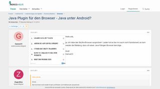 
                            6. Java Plugin für den Browser - Java unter Android? - Seite 3 ...