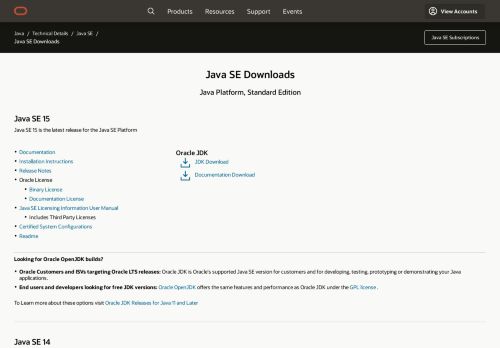 
                            4. Java SE - Downloads | Oracle Technology Network | Oracle