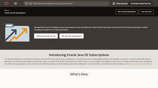 
                            6. Java SE Subscriptions | Oracle