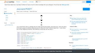 
                            6. Java send POST? - Stack Overflow