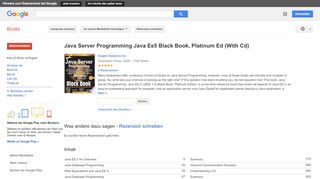 
                            4. Java Server Programming Java Ee5 Black Book, Platinum Ed (With Cd)