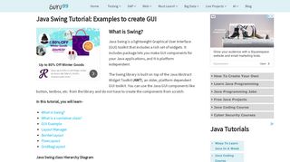 
                            6. Java Swing Tutorial: Examples to create GUI - Guru99