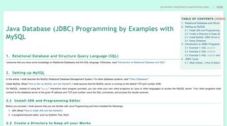 
                            9. Java Tutorial - An Introduction to Java Database Programming (JDBC ...