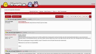 
                            6. Java und Login Probleme 3 - Knuddels.de-Forum