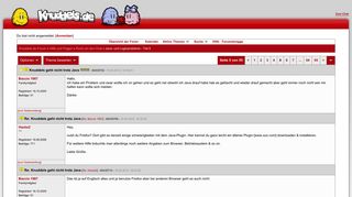
                            2. Java- und Loginprobleme - Teil 9 - Knuddels.de-Forum