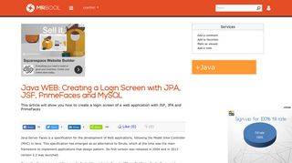 
                            2. Java WEB: Creating a Login Screen with JPA, JSF, PrimeFaces and ...