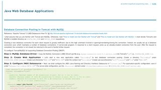 
                            8. Java Web Database Applications