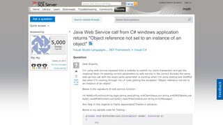 
                            10. Java Web Service call from C# windows application returns 