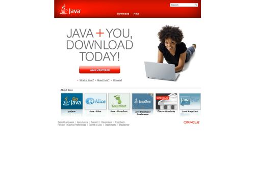 
                            4. java.com: Java + You