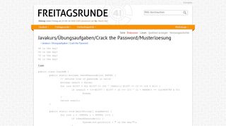 
                            5. Javakurs/Übungsaufgaben/Crack the Password/Musterloesung ...