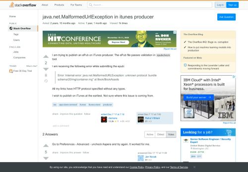
                            12. java.net.MalformedUrlException in itunes producer - Stack ...