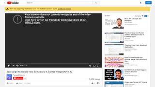 
                            13. JavaScript Animated. How To Activate A Twitter Widget (API 1.1 ...
