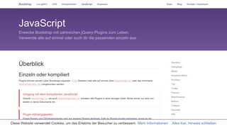 
                            13. JavaScript · Bootstrap (deutsch)