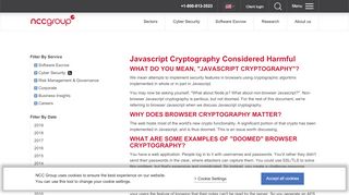 
                            11. Javascript Cryptography Considered Harmful - NCC Group