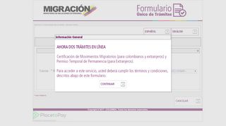 
                            4. JavaScript is not enabled, please check your ... - Migración Colombia