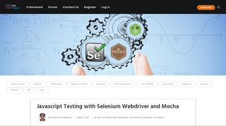 
                            11. Javascript Testing with Selenium Webdriver and Mocha - ...