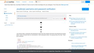 
                            12. JavaScript username and password verification - Stack Overflow