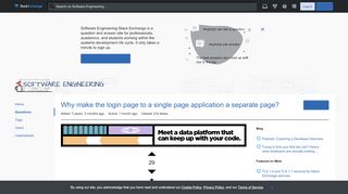 
                            5. javascript - Why make the login page to a single page application ...