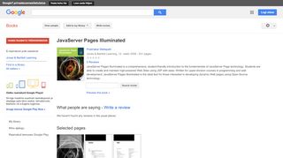 
                            7. JavaServer Pages Illuminated