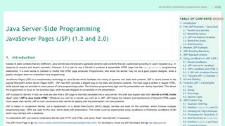 
                            9. JavaServer Pages (JSP) - A Tutorial