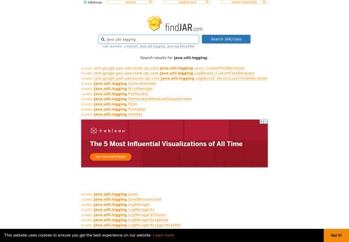 
                            3. java.util.logging - JAR Search - findJAR.com