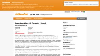 
                            8. Javautvecklare till Parkster i Lund | Jobbsafari