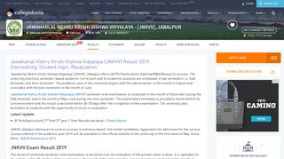 
                            10. Jawaharlal Nehru Krishi Vishwa Vidyalaya (JNKVV) Result 2019 ...