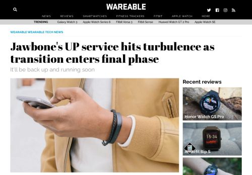 
                            13. Jawbone's UP service hits turbulence as transition enters final phase