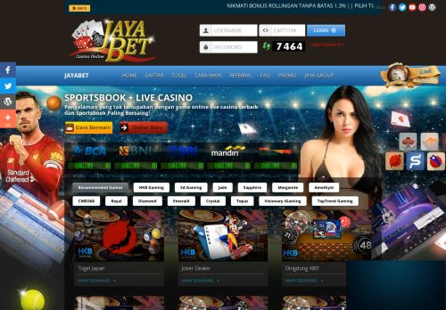 
                            1. Jayabet | Sbobet Casino | Ibcbet Casino | Casino Online