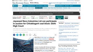 
                            10. Jayaswal Neco Industries Ltd can participate in auction for ...