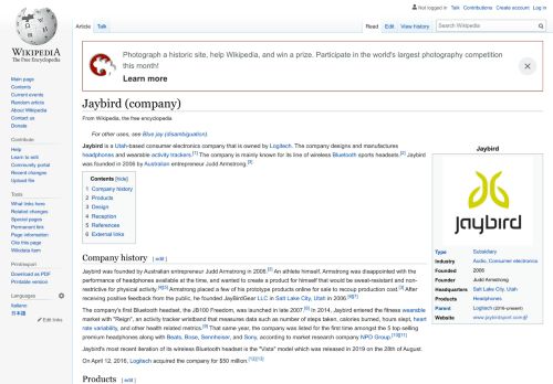 
                            10. Jaybird (company) - Wikipedia