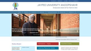 
                            12. Jaypee University Anoopshahr