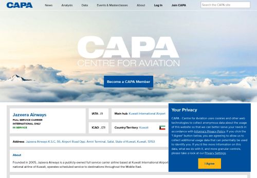 
                            11. Jazeera Airways Airline Profile | CAPA