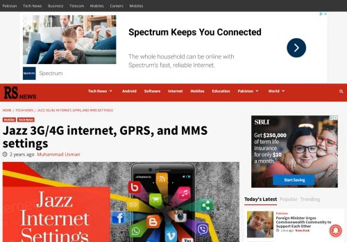 
                            13. Jazz 3G/4G internet, GPRS, and MMS settings – RS-NEWS