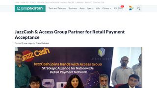 
                            12. JazzCash & Access Group Partner for Retail Payment ...