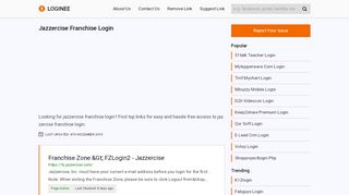 
                            10. Jazzercise Franchise Login