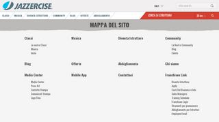 
                            4. Jazzercise Website Sitemap | Ricerca Jazzercise