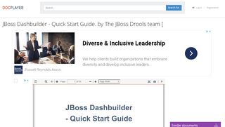 
                            12. JBoss Dashbuilder - Quick Start Guide. by The JBoss Drools team ...