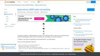 
                            3. jboss server LDAP realm not working - Stack Overflow