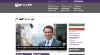 
                            6. JD Admissions | NYU School of Law