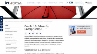 
                            13. J.D. Edwards EnterpriseOne: pakket-review - ICT Portal