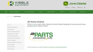 
                            9. JD Parts Online - Kibble Equipment