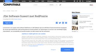 
                            12. JDA Software fuseert met RedPrairie | Computable.nl