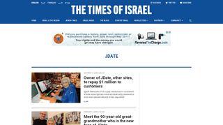 
                            9. JDate | The Times of Israel