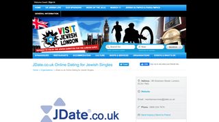 
                            12. JDate.co.uk Online Dating for Jewish Singles | Visit Jewish London