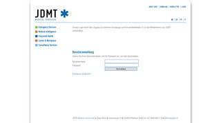 
                            13. JDMT Medical Services: Login