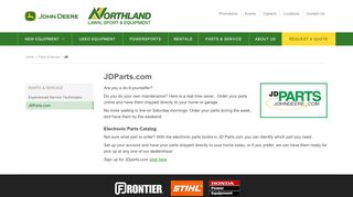 
                            12. JDParts.com - Northland Lawn Sport Equipment