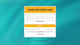 
                            4. || JDU || LOGIN - Janata Dal United
