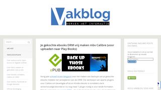 
                            9. Je gekochte ebooks DRM vrij maken mbv Calibre (voor uploaden naar ...