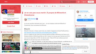 
                            9. Je ne vais pas vous mentir: À propos de Miiworld et Closedverse ...